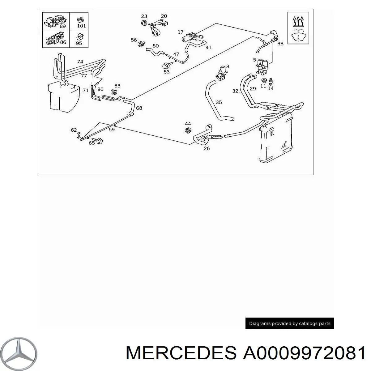  Mercedes A8339970581 precio, desde 8,89 EUR