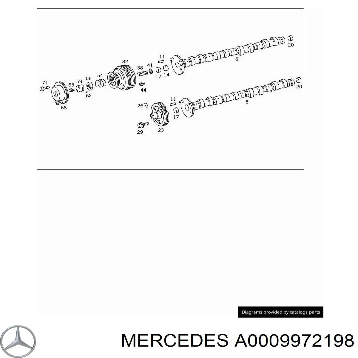 Eslabón de unión de cadena Mercedes A0009972198 precio, desde 4,25 EUR