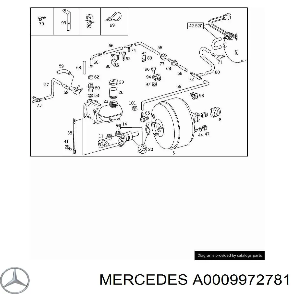 A0009972781 Mercedes