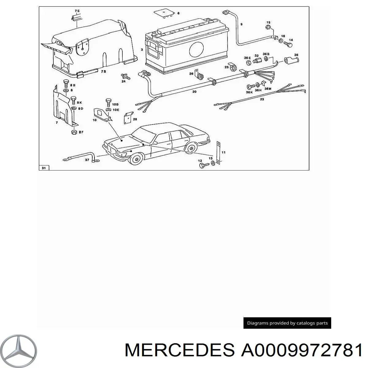  Mercedes A0009972781 precio, desde 3,96 EUR