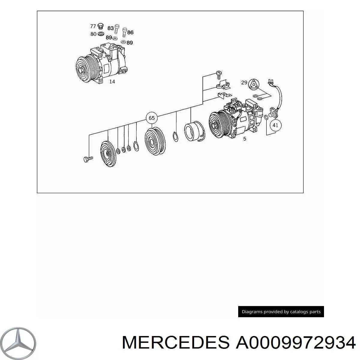  Mercedes A0009972934 precio, desde 7,20 EUR