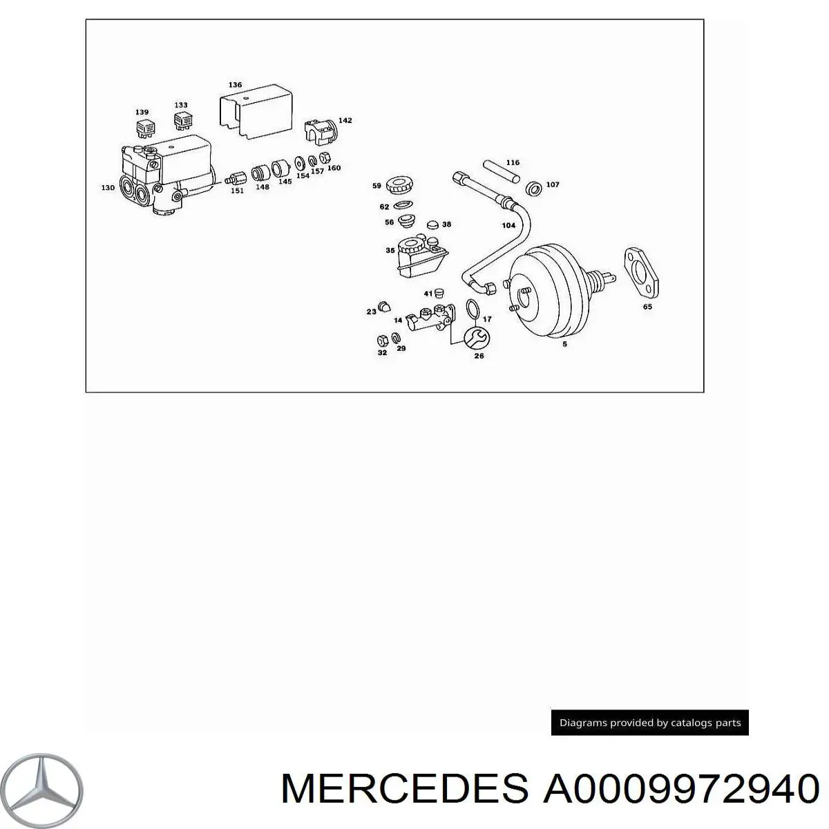  Mercedes A0009972940 precio, desde 4,24 EUR