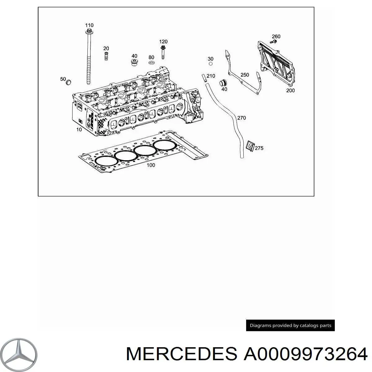  Mercedes A0009973264 precio, desde 4,17 EUR