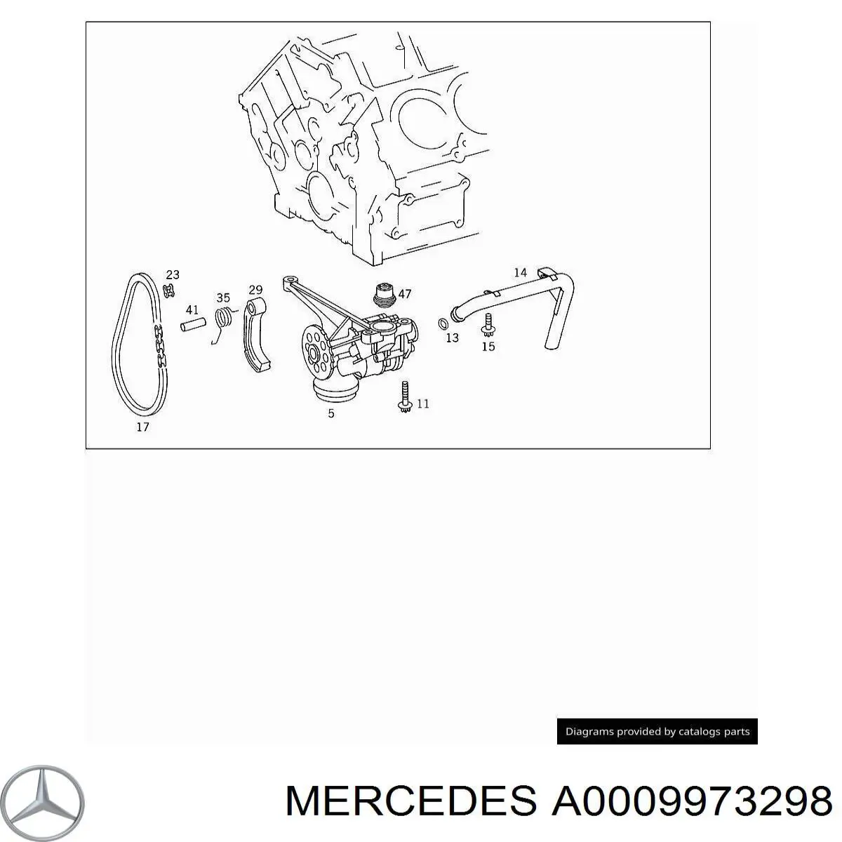 Comprar A0009973298 Mercedes Eslabón de unión de cadena