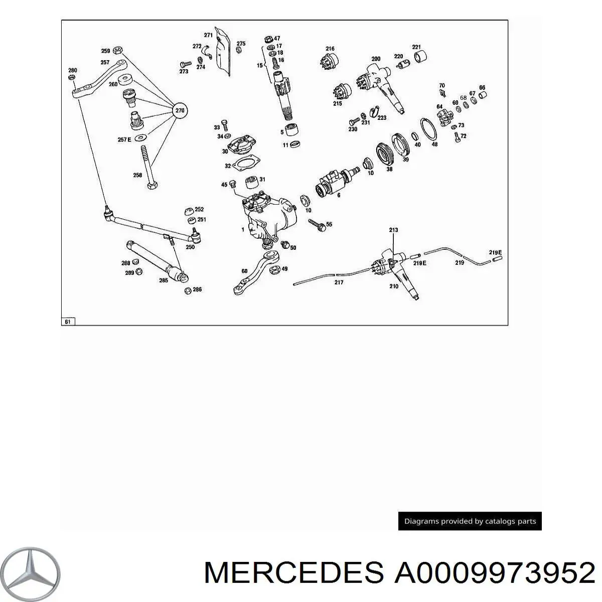  Mercedes A0009973952 precio, desde 1,19 EUR