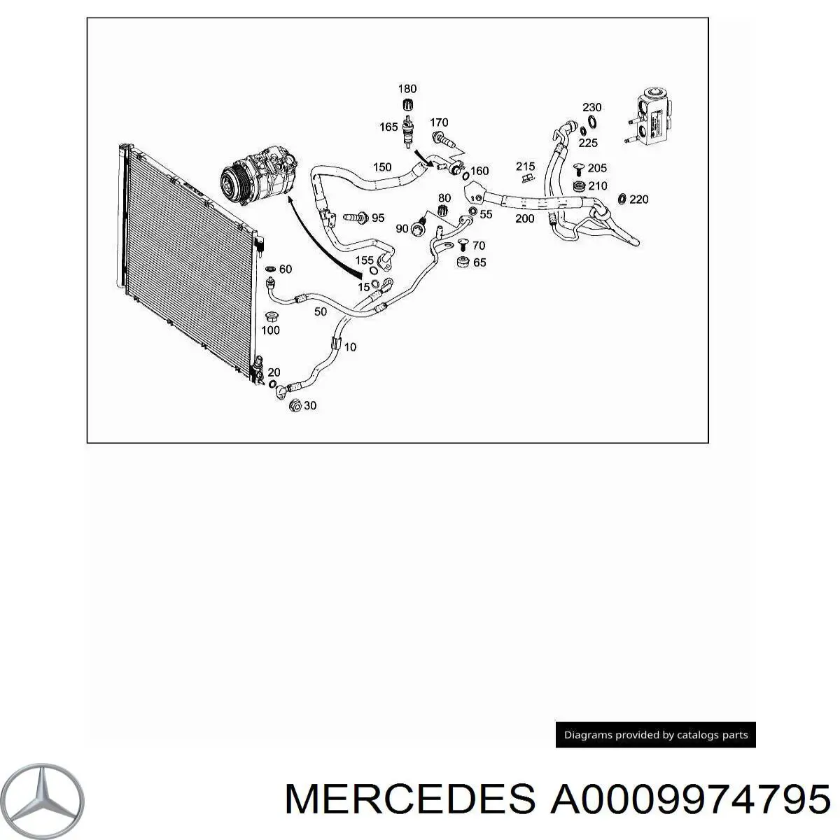  Mercedes 0009974795 precio, desde 16,61 EUR
