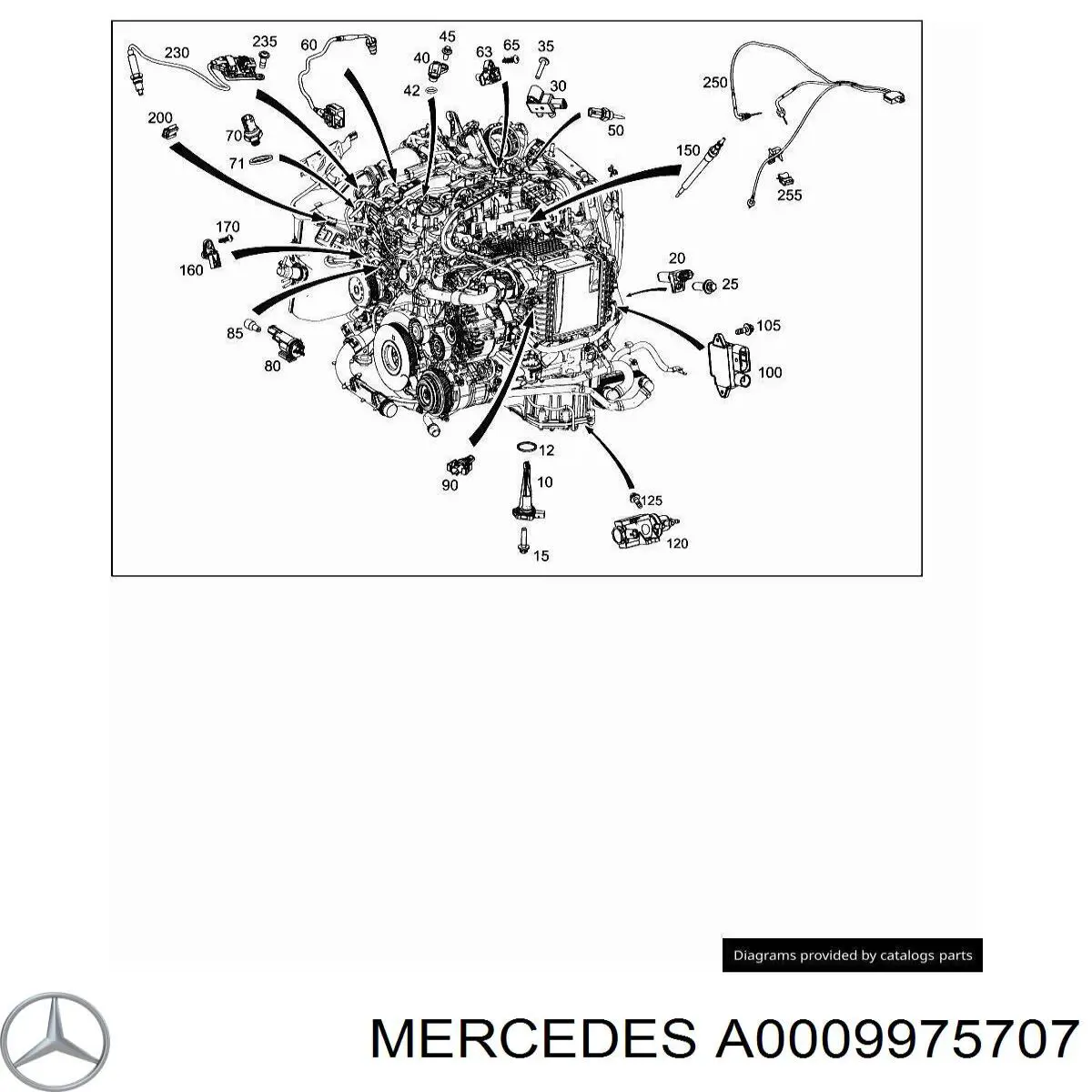 A0009975707 Mercedes