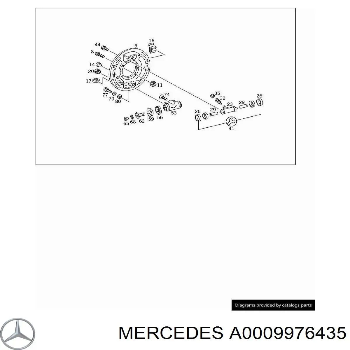 A0009976435 Mercedes 