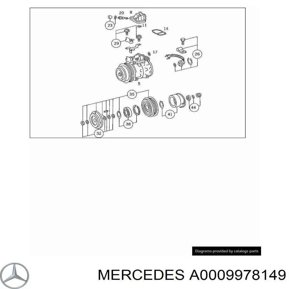  Mercedes A0009976449 precio, desde 17,47 EUR