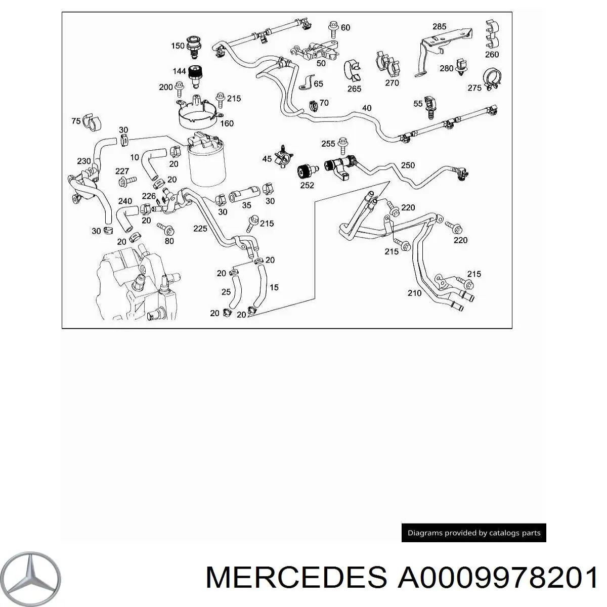 A0009978201 Mercedes