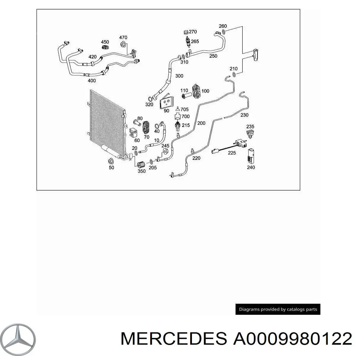  Mercedes A0009980122 precio, desde 4,90 EUR