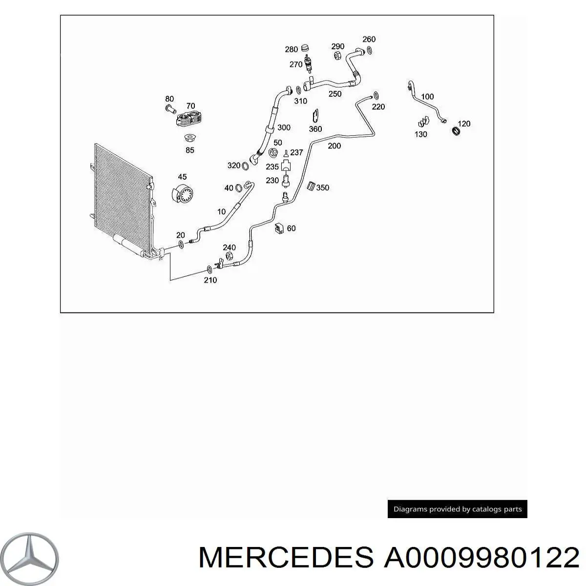 A0009980122 Mercedes