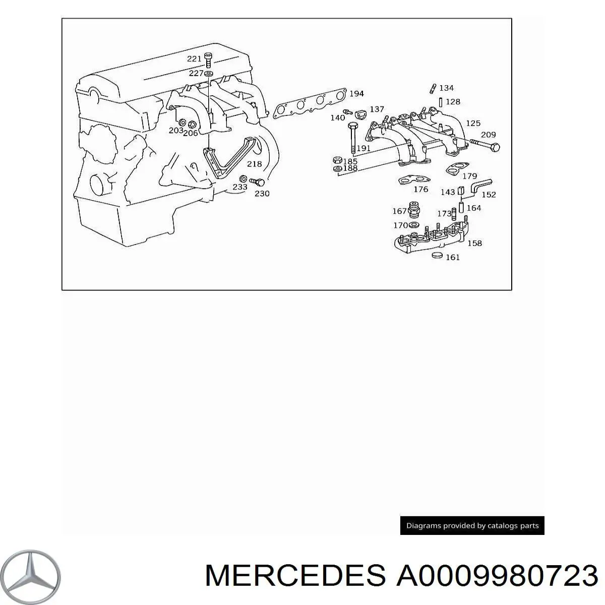  Mercedes A0009980723 precio, desde 2,65 EUR