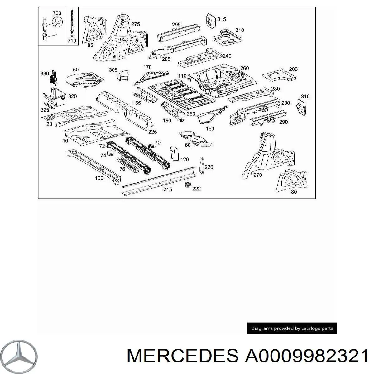 A0009982321 Mercedes