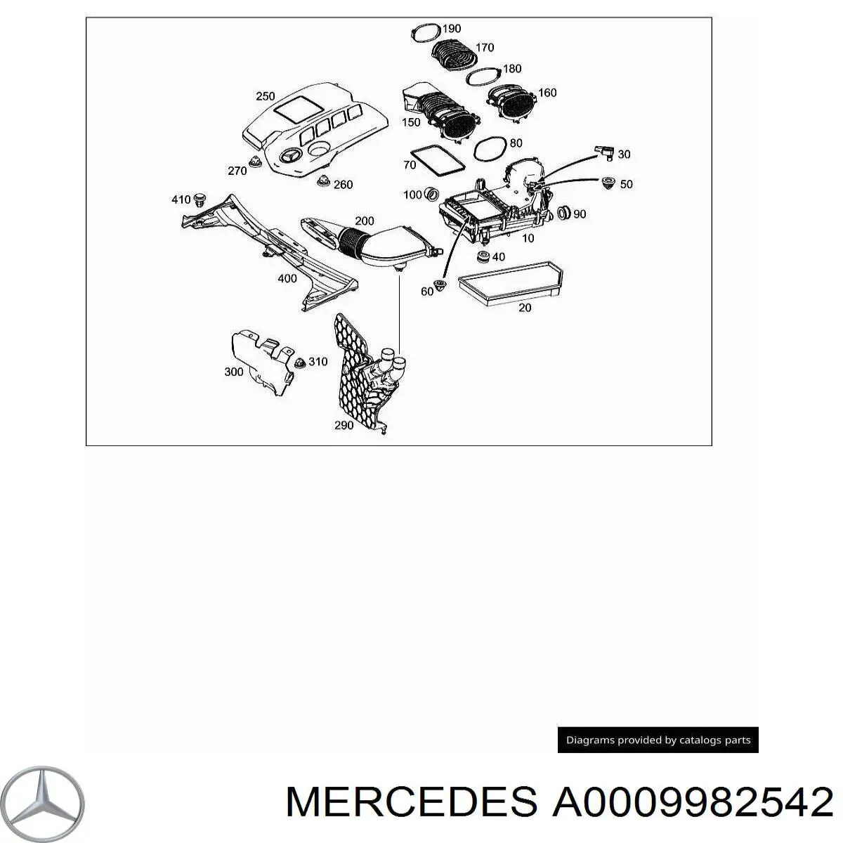  Mercedes A0009982542 precio, desde 4,72 EUR