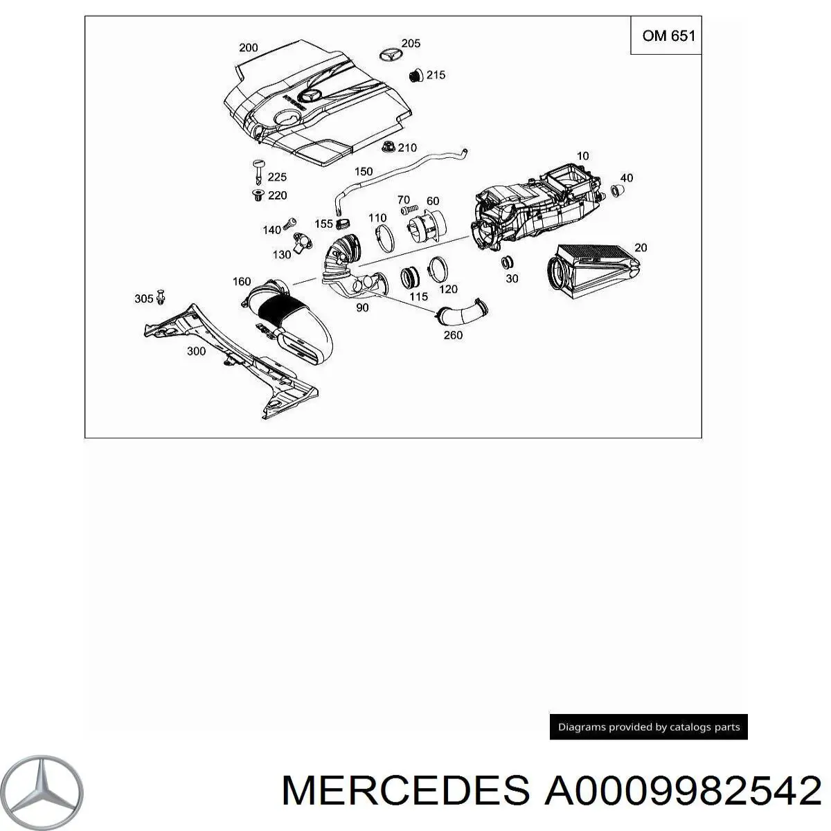Comprar A0009982542 Mercedes 