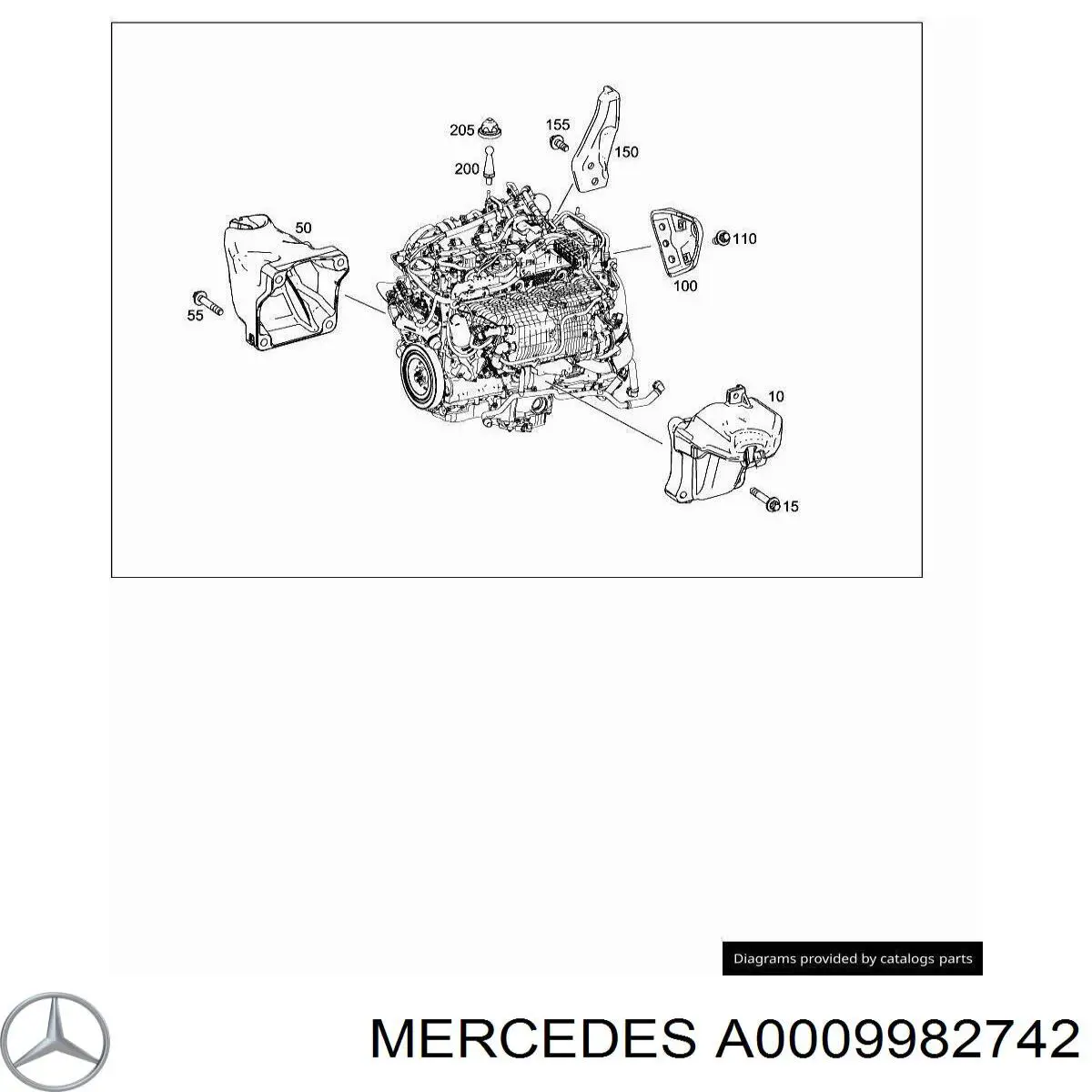  Mercedes A0009982742 precio, desde 6,32 EUR