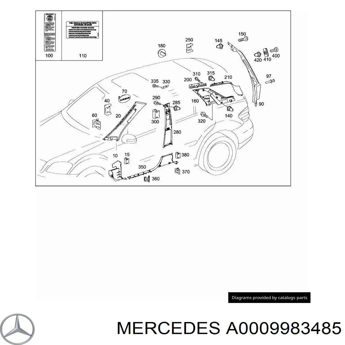 A0009983485 Mercedes