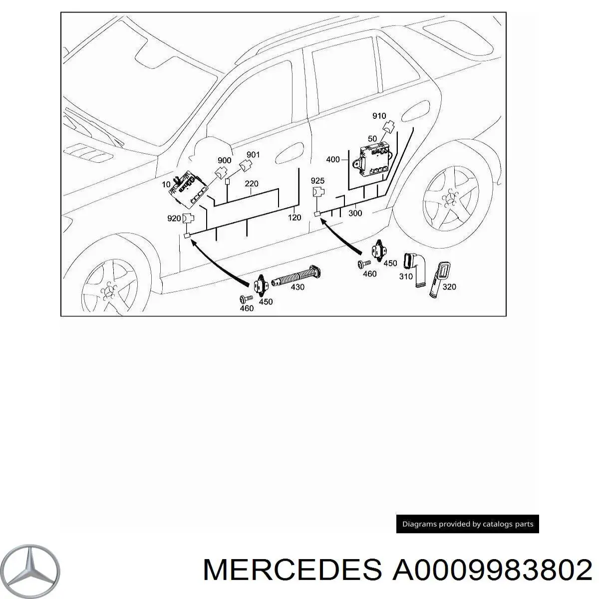  Mercedes A0009983802 precio, desde 7,18 EUR