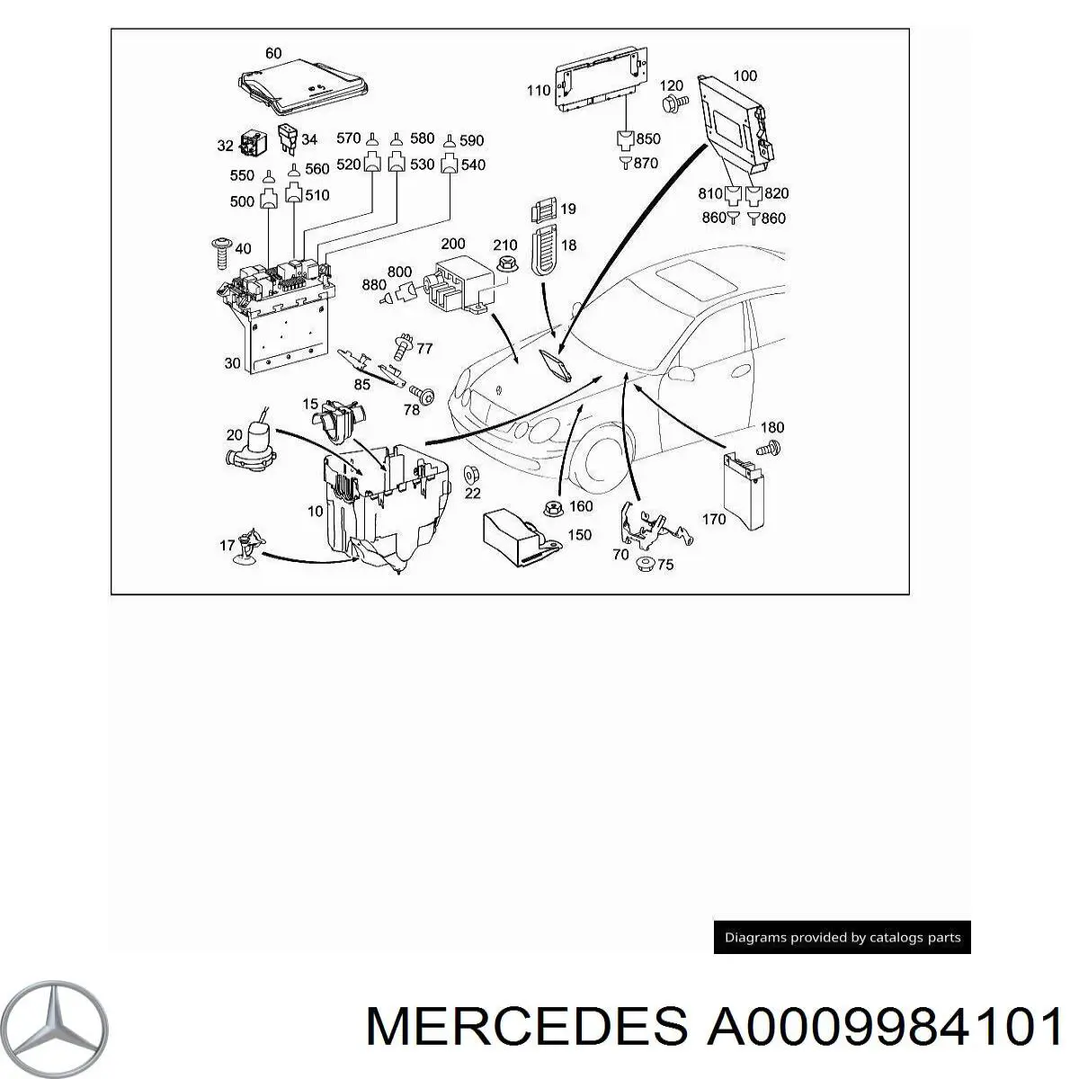 A0009984101 Mercedes