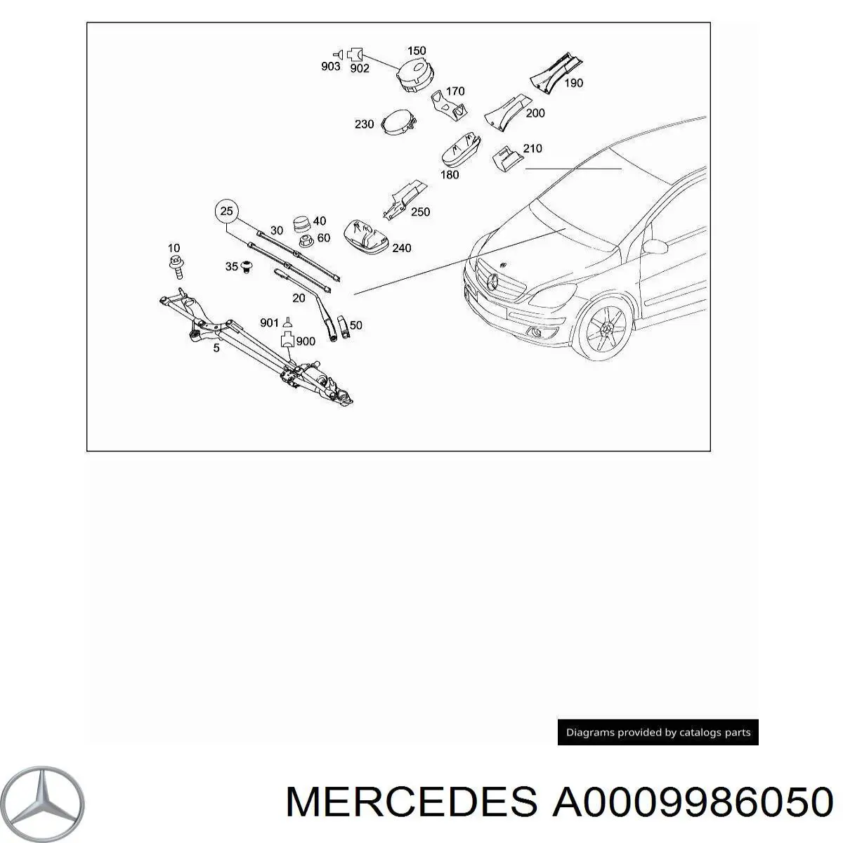 Comprar 6800422 Ford Clip de tapicería de la tapa del maletero