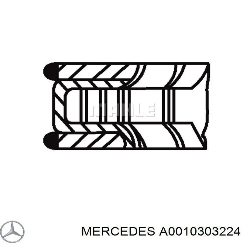 Comprar 0817660000 Goetze Aros de pistón para 1 cilindro, STD