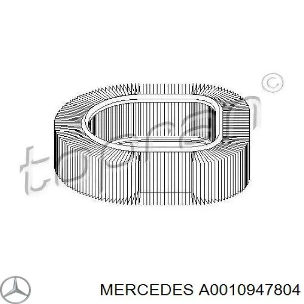 A0010947804 Mercedes filtro de aire