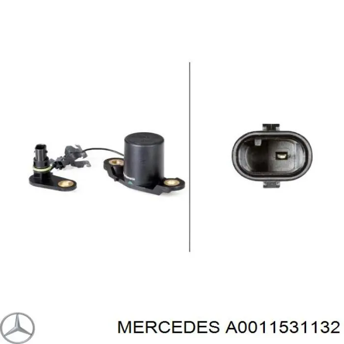 11531332 Mercedes Sensor de nivel de aceite