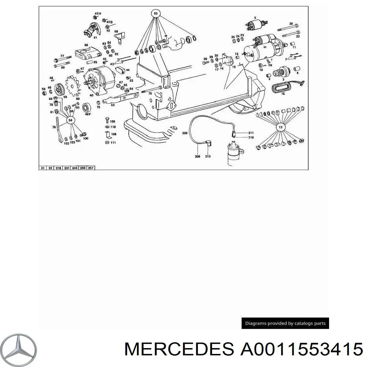Polea rueda libre Mercedes A0011553415 precio, desde 87,08 EUR