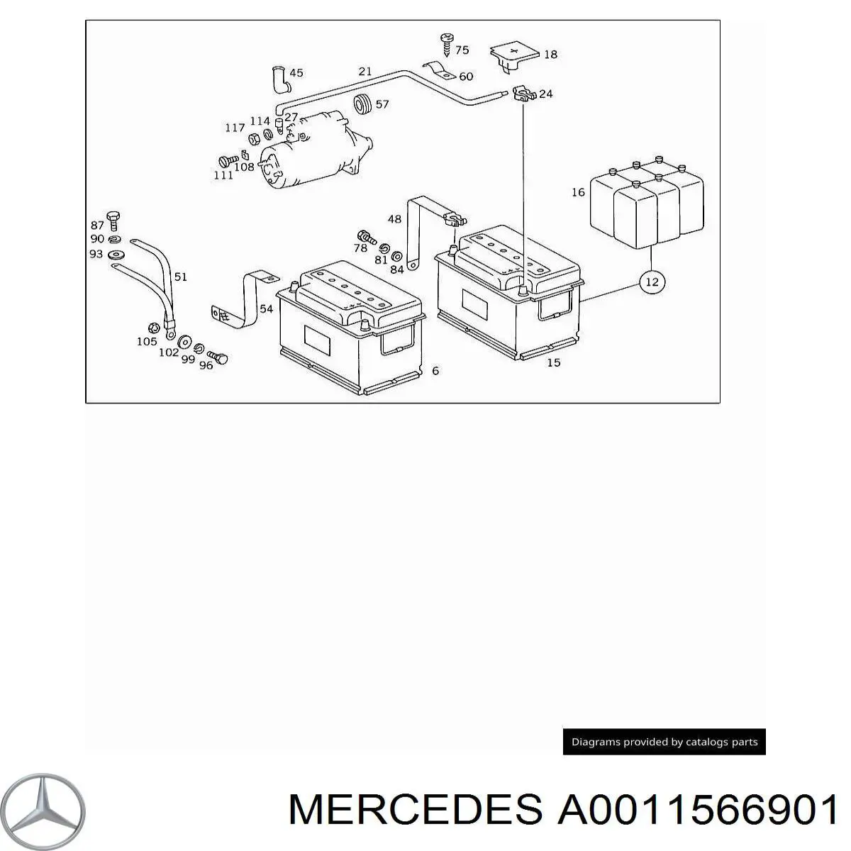 A0011567001 Mercedes 