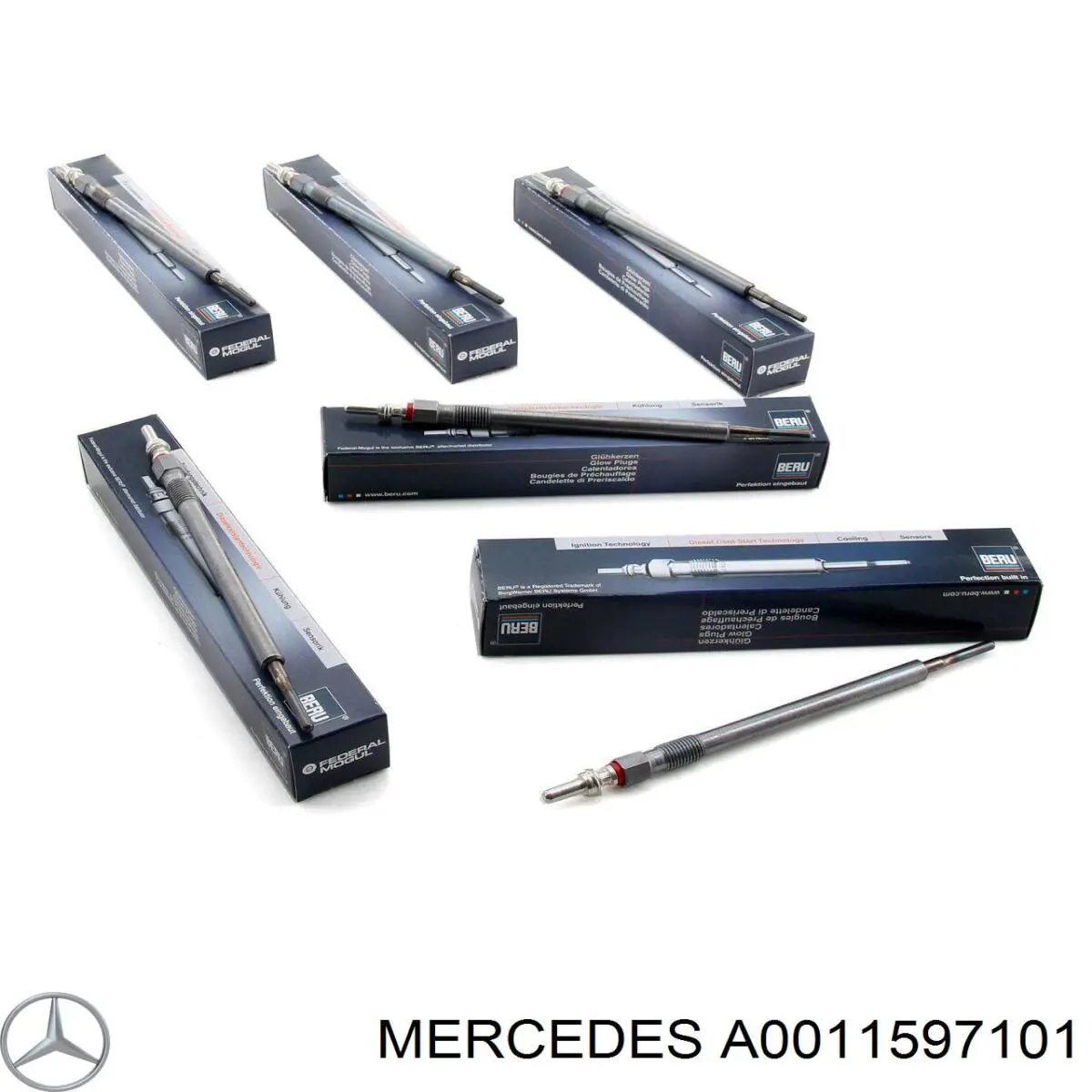 Bujía de precalentamiento A0011597101 Mercedes
