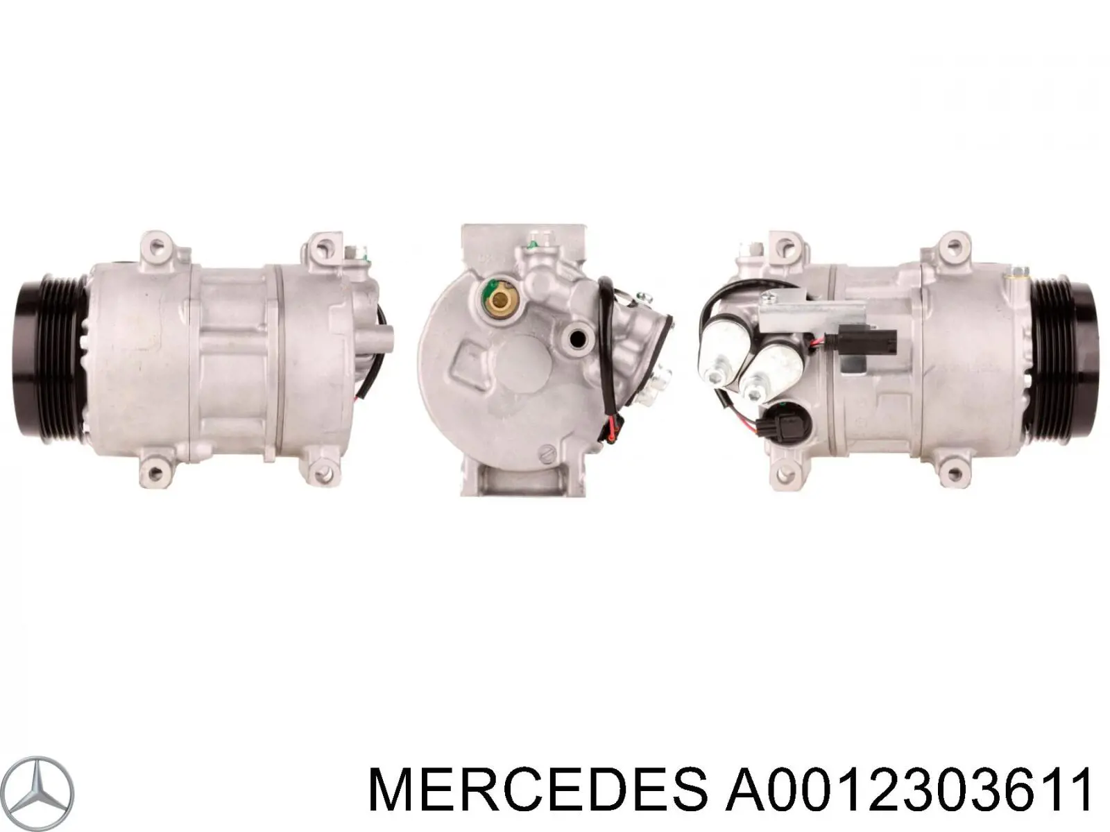 A0012303611 Mercedes compresor de aire acondicionado