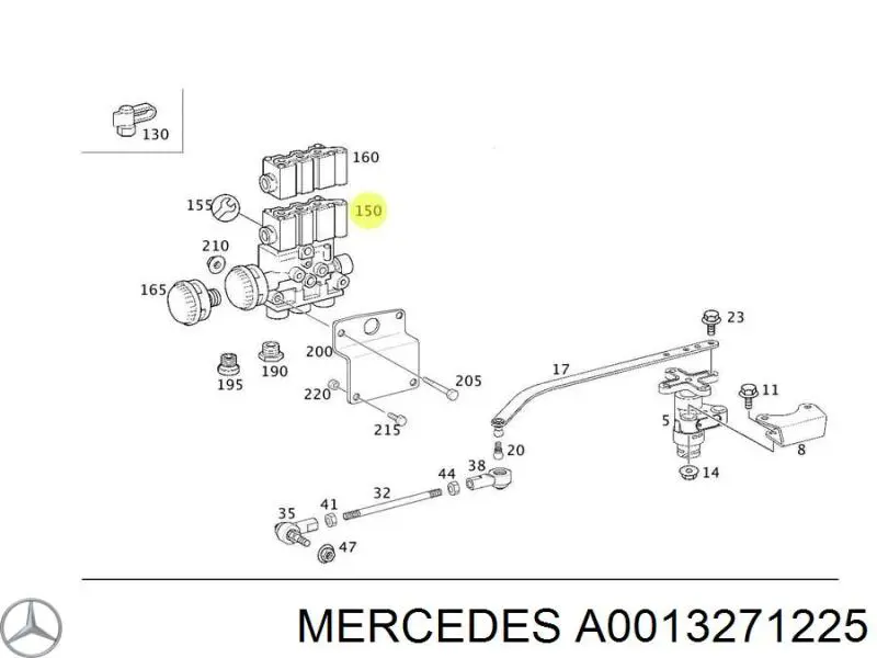  Mercedes 0013271225 precio, desde 1257,94 EUR