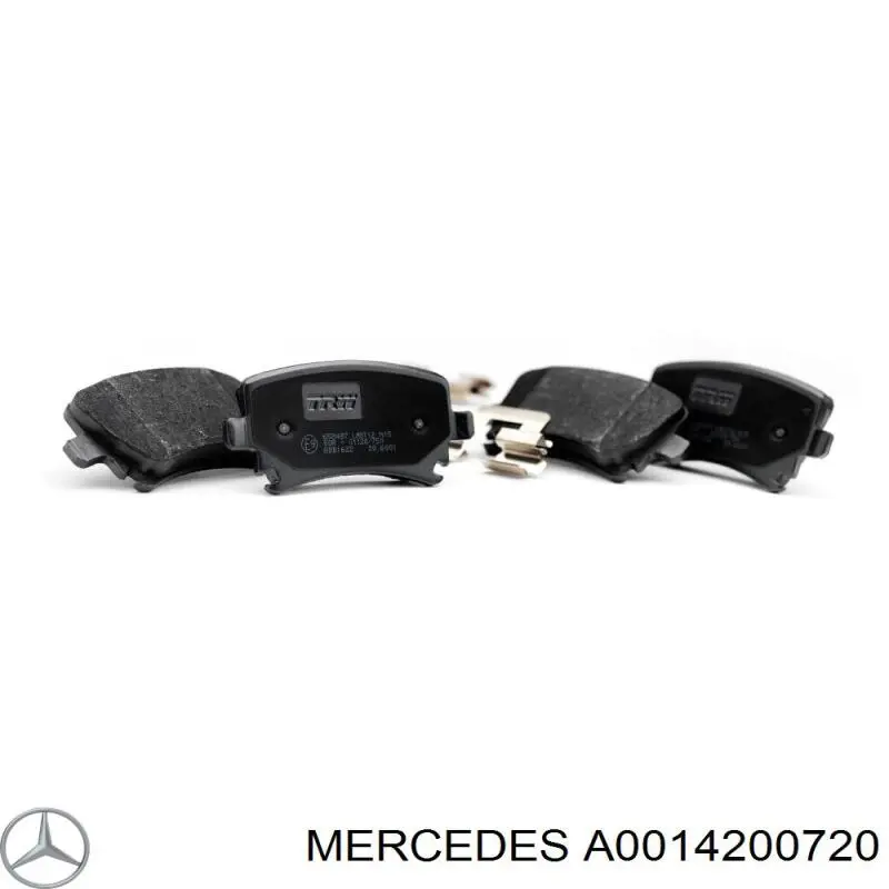A0014200720 Mercedes Pastillas delanteras