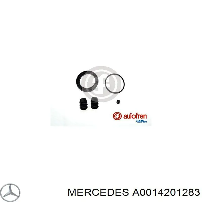 A0014201283 Mercedes juego de reparación, pinza de freno delantero