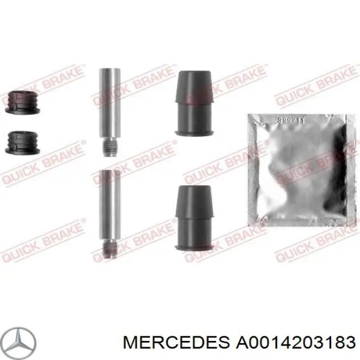 A0014203183 Mercedes pinza de freno delantera izquierda