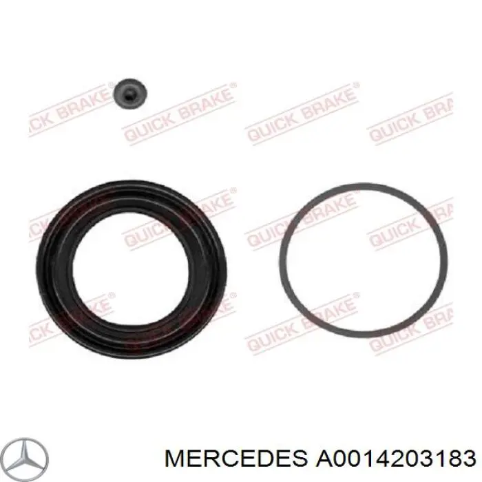 Pinza de freno delantera izquierda Mercedes A0014203183 precio, desde 46,46 EUR