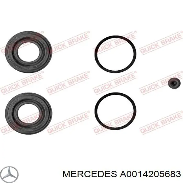 Pinza de freno trasera derecha Mercedes A0014205683 precio, desde 78,60 EUR
