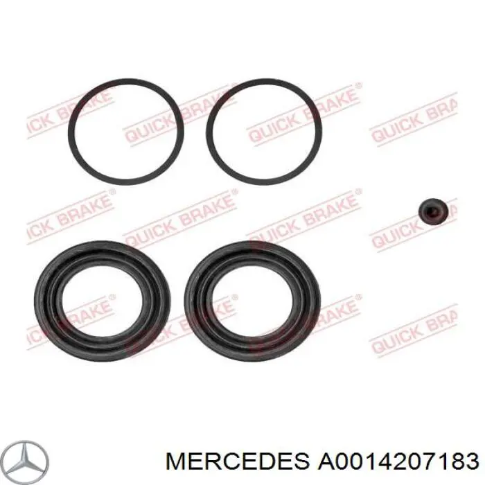 Pinza de freno delantera izquierda Mercedes A0014207183 precio, desde 71,15 EUR