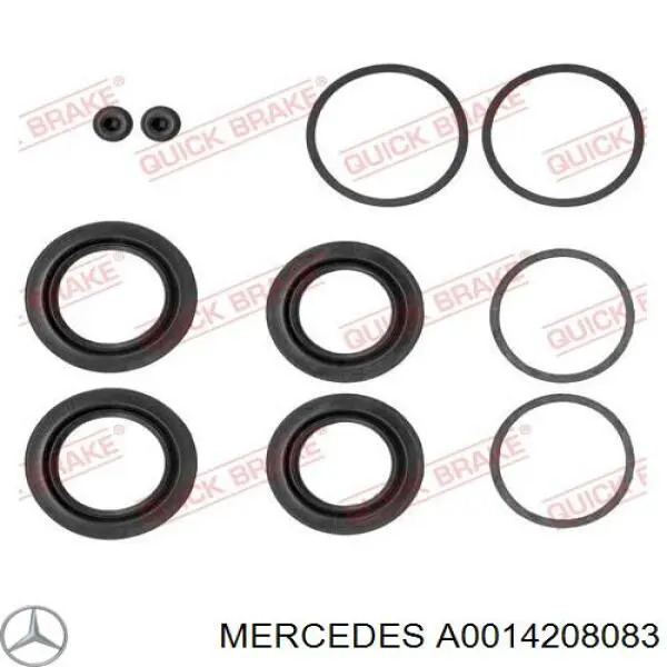 A0014208083 Mercedes pinza de freno delantera izquierda