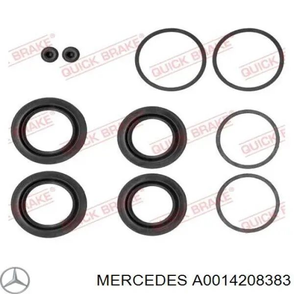 A0014208383 Mercedes pinza de freno delantera derecha