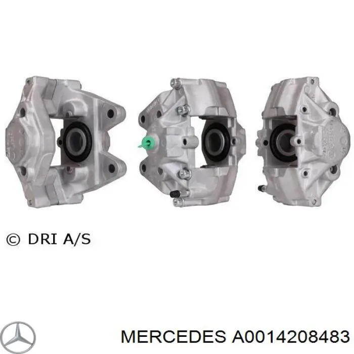 A001420848364 Mercedes pinza de freno trasera izquierda