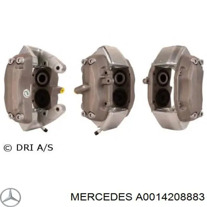 Pinza de freno delantera izquierda Mercedes A0014208883 precio, desde 200,93 EUR