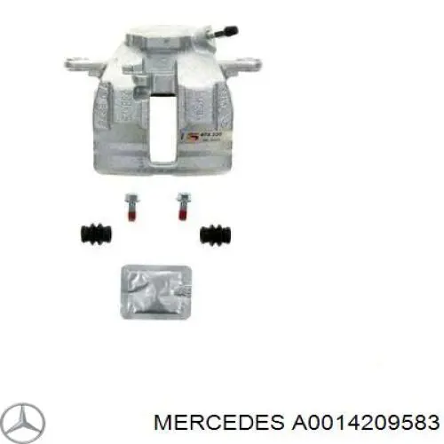 Pinza de freno delantera derecha Mercedes A0014209583 precio, desde 54,12 EUR