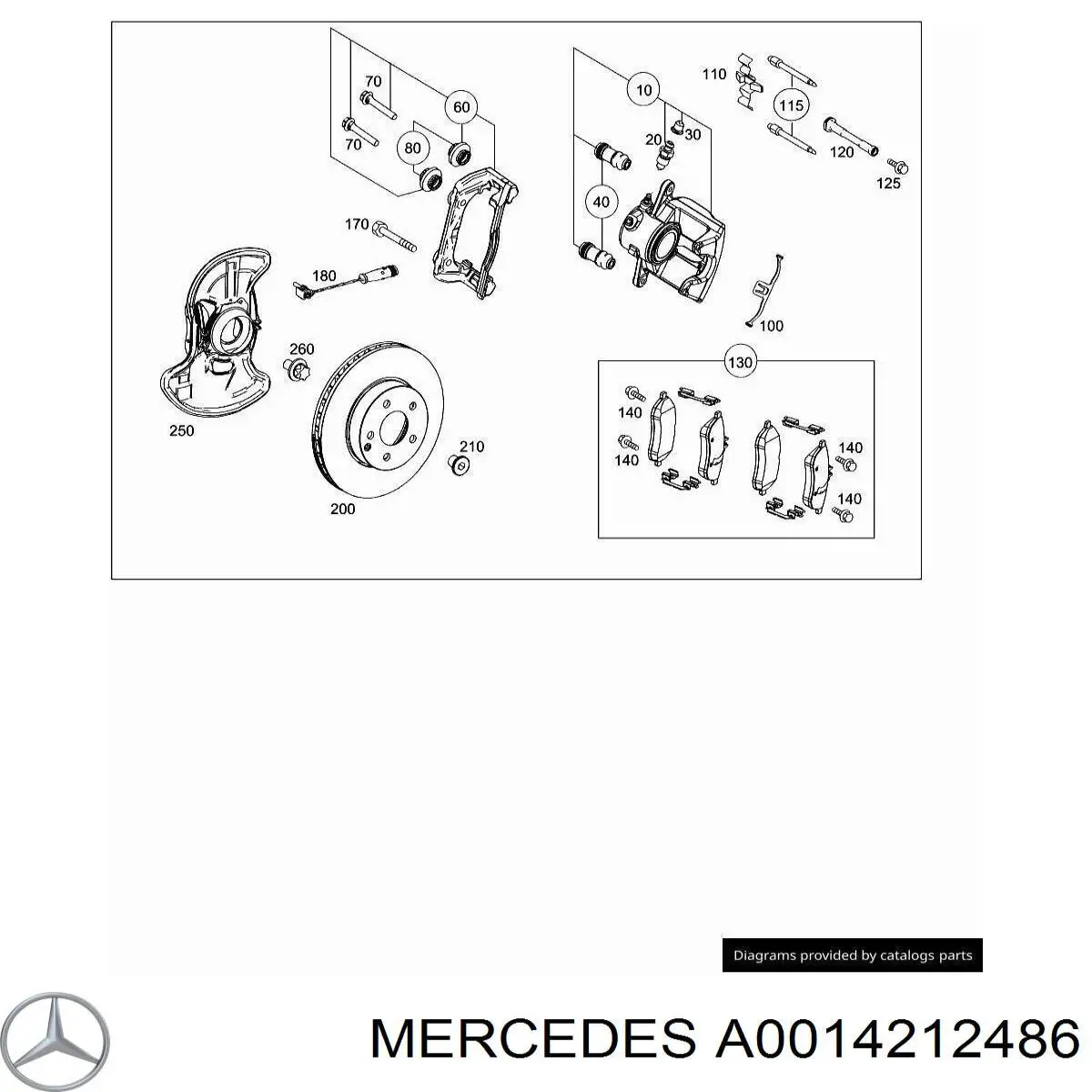  Mercedes A0014212486 precio, desde 4,27 EUR
