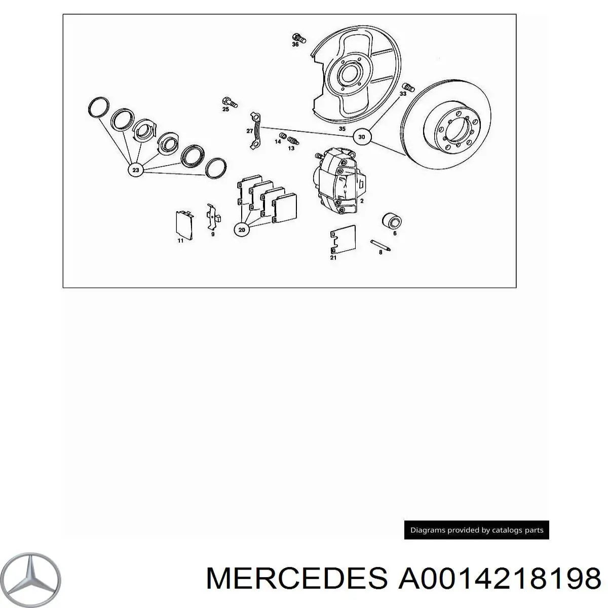 Pinza de freno delantera izquierda 428571 ABS
