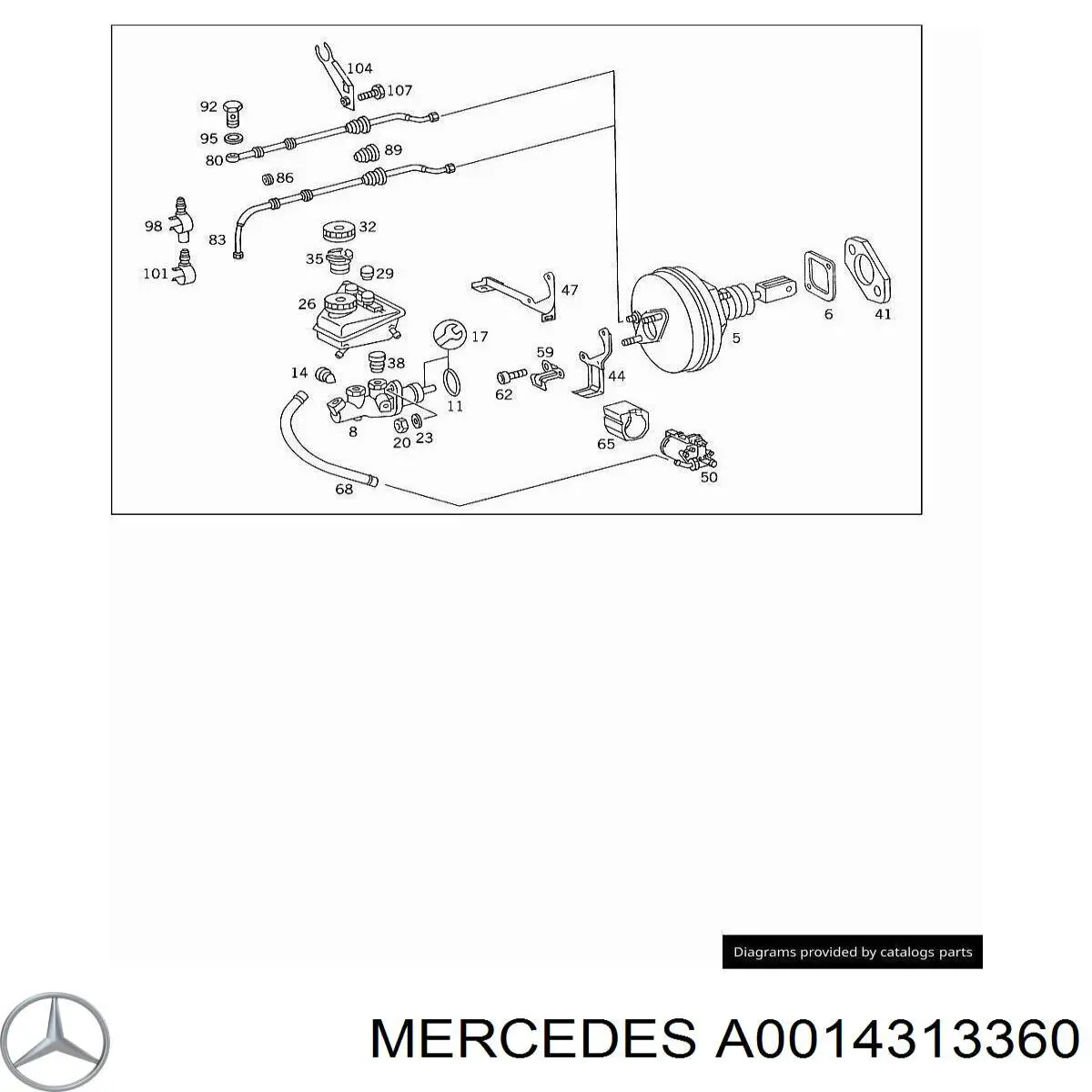 A0014313360 Mercedes