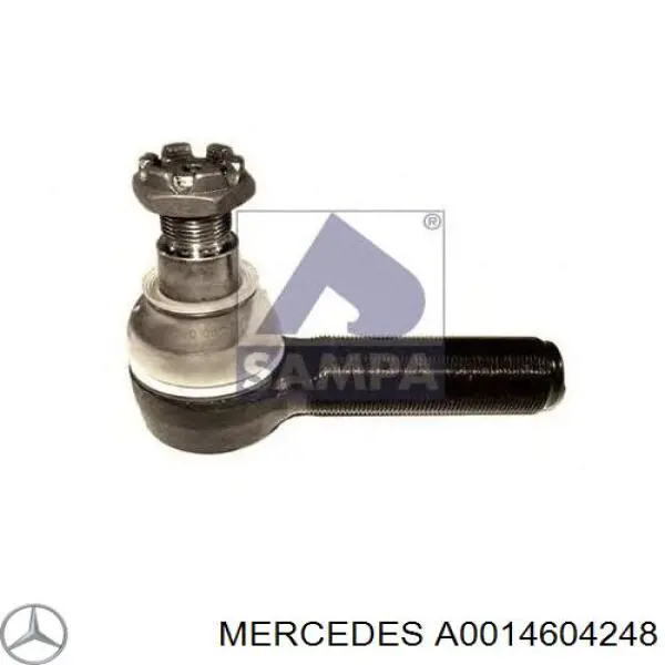 A0014604248 Mercedes rótula barra de acoplamiento exterior