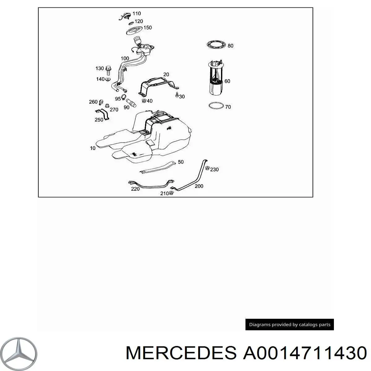  Mercedes A0014711430 precio, desde 52,01 EUR
