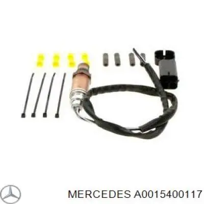 A0015400117 Mercedes sonda lambda, sensor de oxígeno despues del catalizador izquierdo